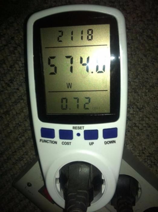 Автоматичен уред за измерване на електроенергия, Ватметър