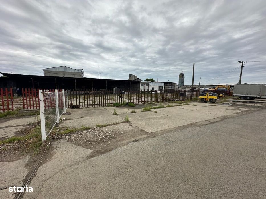 Teren 2100mp si hale de inchiriat zona Iosia