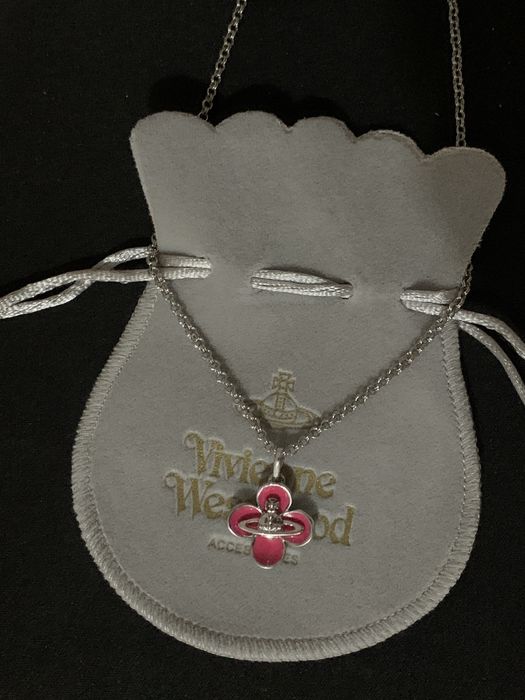 Vivienne WestWood Flower Orbital Necklack