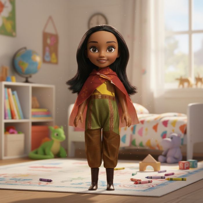 Кукла Рая със шапка и музика.