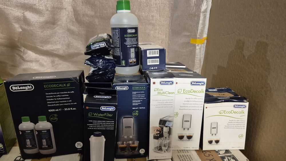 Препарати за почистване на кафемашини DeLonghi и Saeco