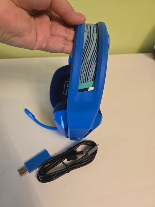 Геймърски слушалки Logitech G733 Blue