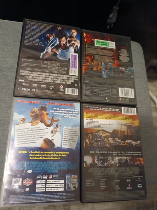 Lot DVD-uri filme actiune + animatie
