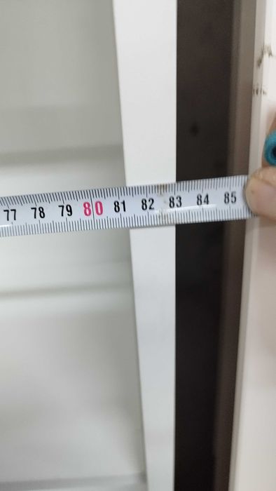 Гардероб - Етажерка 83/200/32см - офис шкаф с рафтове за документи 4бр