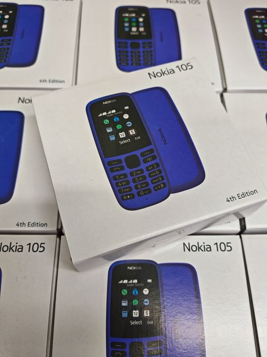 Nokia 105 2019 ,чисто нови,запечатани, с Българско меню,черен цвят
