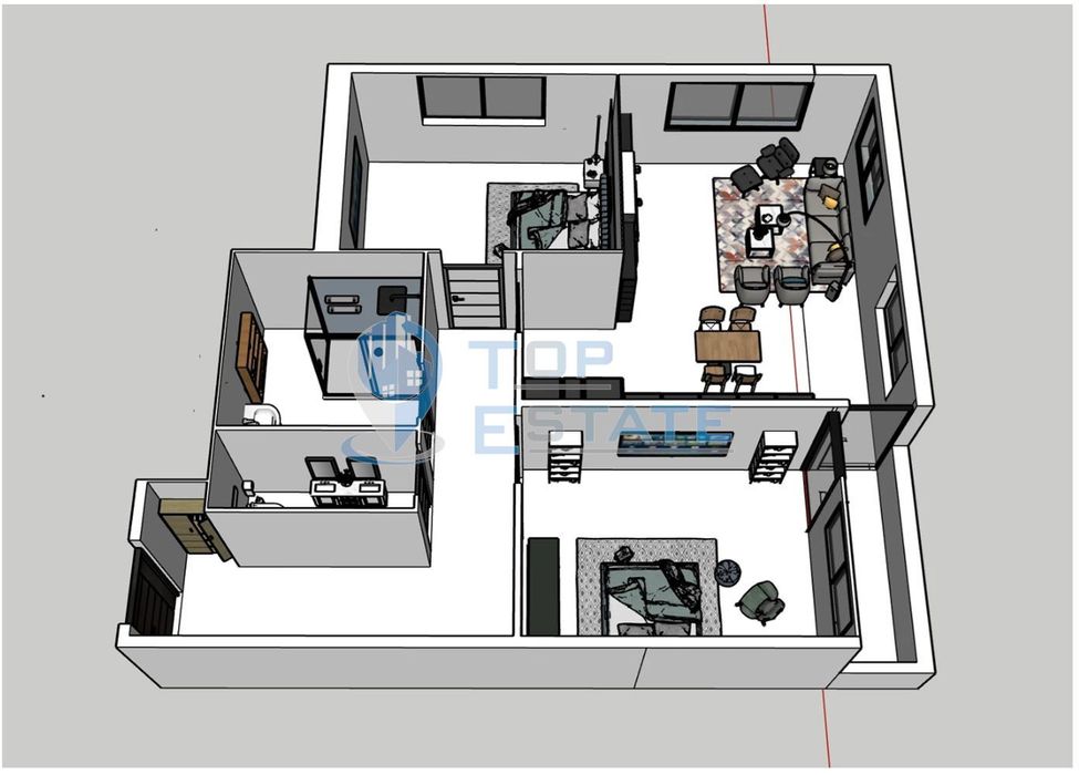 Продава се Тристаен апартамент в Велико Търново, Бузлуджа - 95 кв.м за 965 €/кв.м - Снимка #2