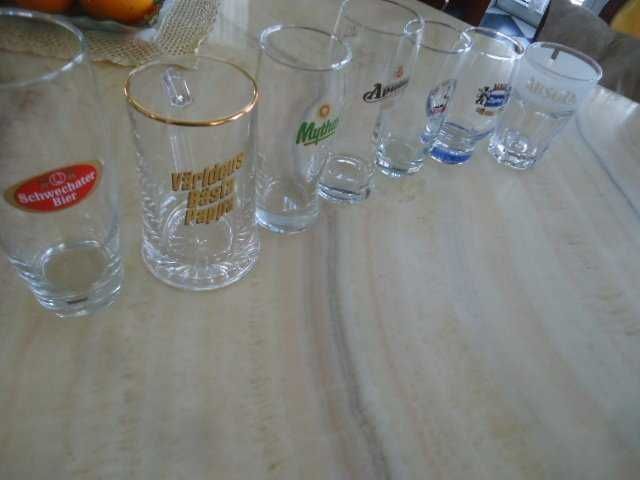 чаши за бира, уиски,водка,шампанско 2 лв.