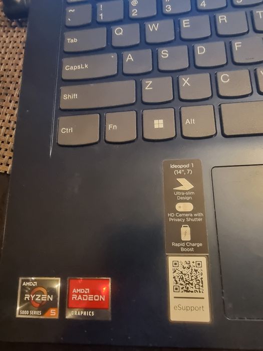 Laptop Lenovo 14" Ideapad 16GB RAM 512GB SSD