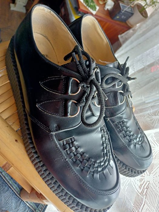 кожени обувки Creepers