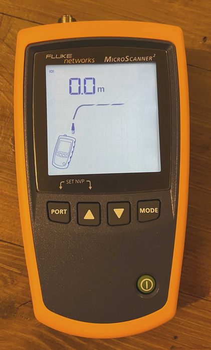 Tester cabluri retea FLUKE Networks MicroScanner2 LAN (UTP si coaxial)
