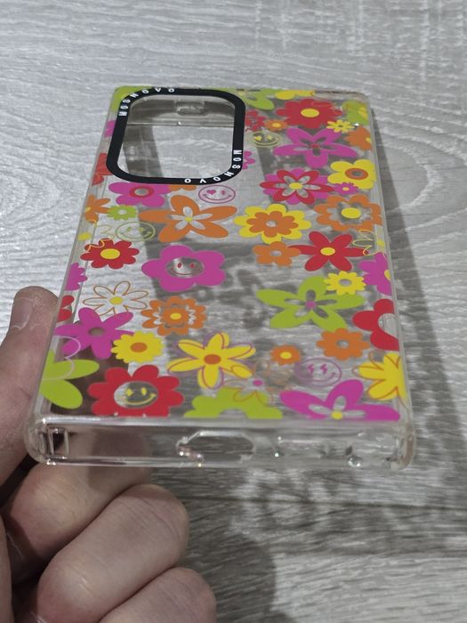 Husă MOSNOVO pentru Samsung Galaxy S24 Ultra,slim,transparentă, floral