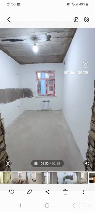 Кошкопир супутник таййор супсида 3 хоноли биринч етаж 65 кв