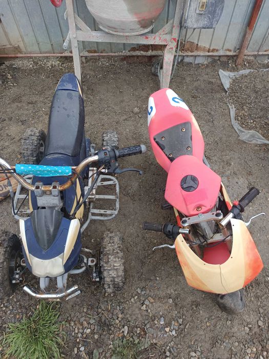 De vânzare Motor și Quad amândouă de 50 cm!