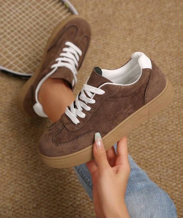 Дамски кецове в кафяво