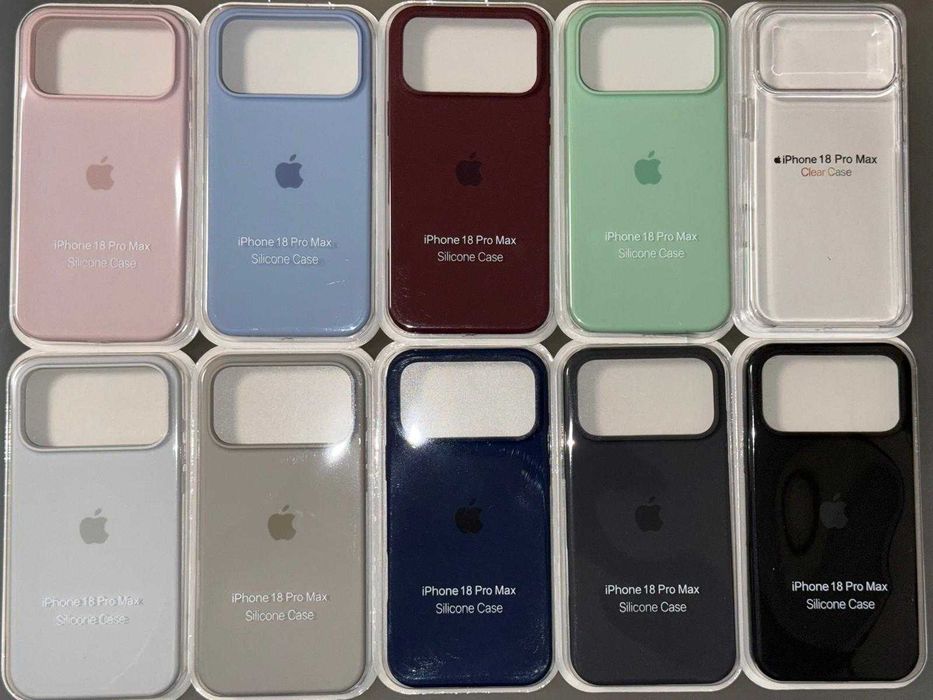 X Husa iPhone Silicon 18 ProMax si Pro Carcasa