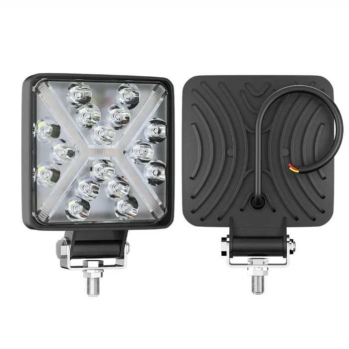 Халогени Led Квадратен/Кръгъл с вградени мигачи 48W/42W