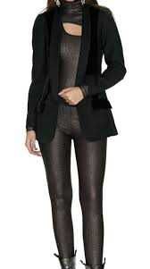 Pantaloni leggings/colanti dama PNK Casual editie lux negru glossy mar. 34/XS (noi-eticheta)