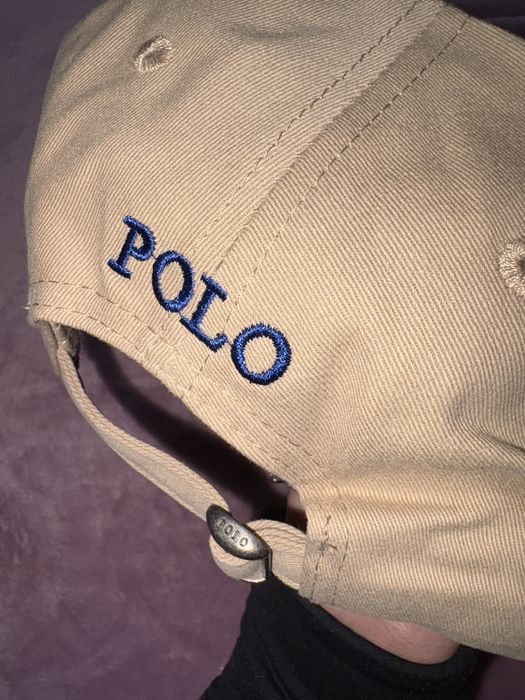 Șapcă crem bej maro Polo Ralph Lauren etichetă  Nouă nepurtată new