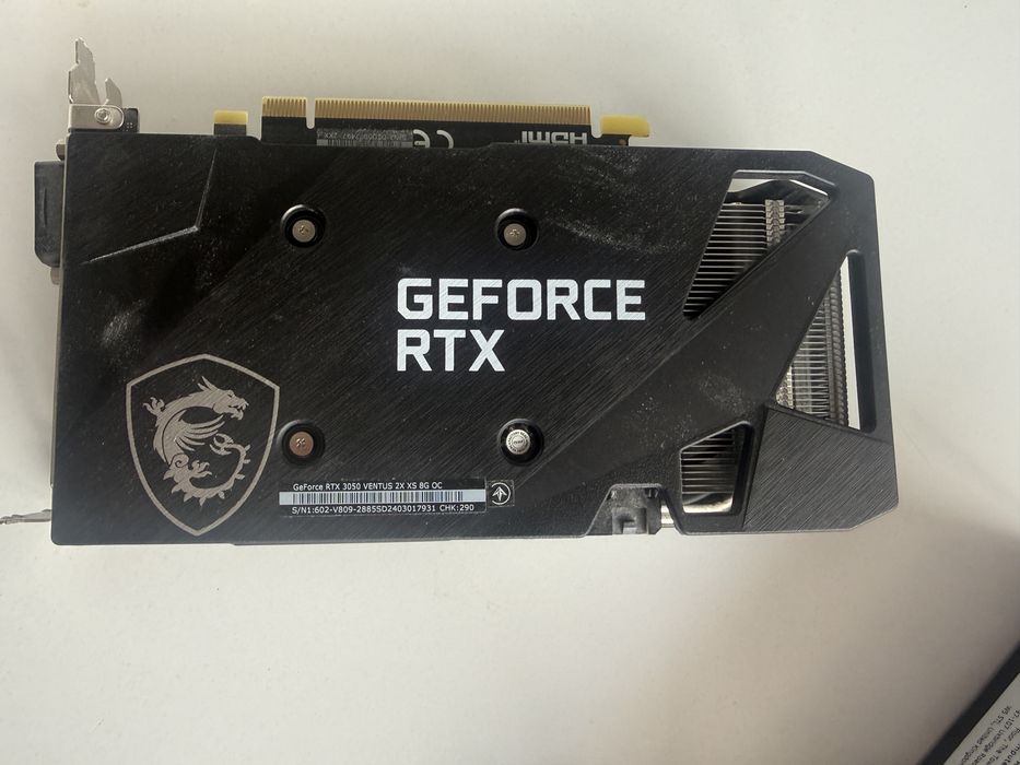 Видеокарта RTX 3050 8GB MSI Ventus Dual OC