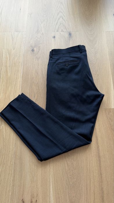 Vand costum de nunta, lana 100%, marimea 52, bleumarin