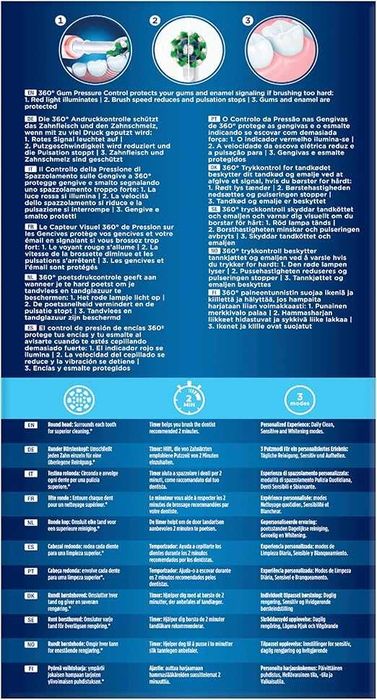 Електрическа четка за зъби Braun Oral-B Pro 3 3000 CrossAction Бяла