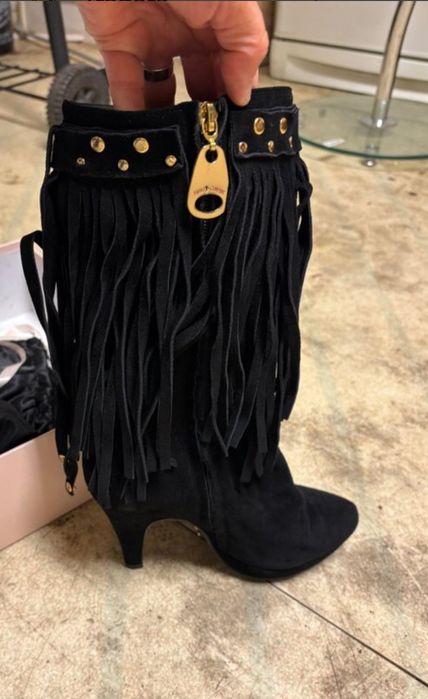 Боти велур с ресни, Friis Company, Gucci