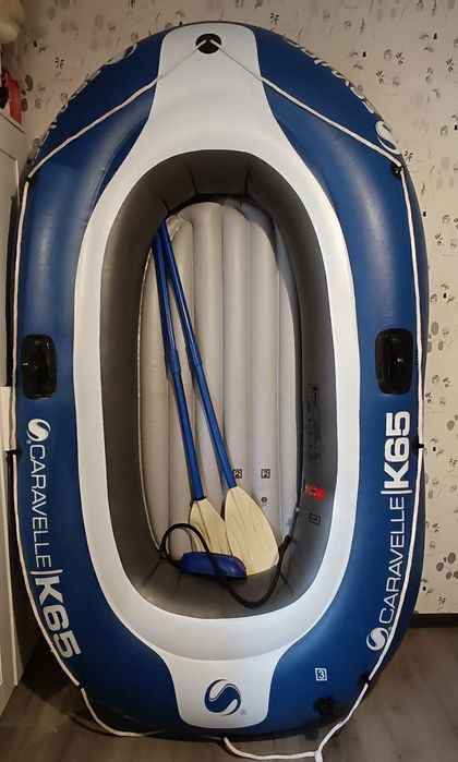 Надуваема лодка Sevylor Caravelle KK65 синя 228x120 см