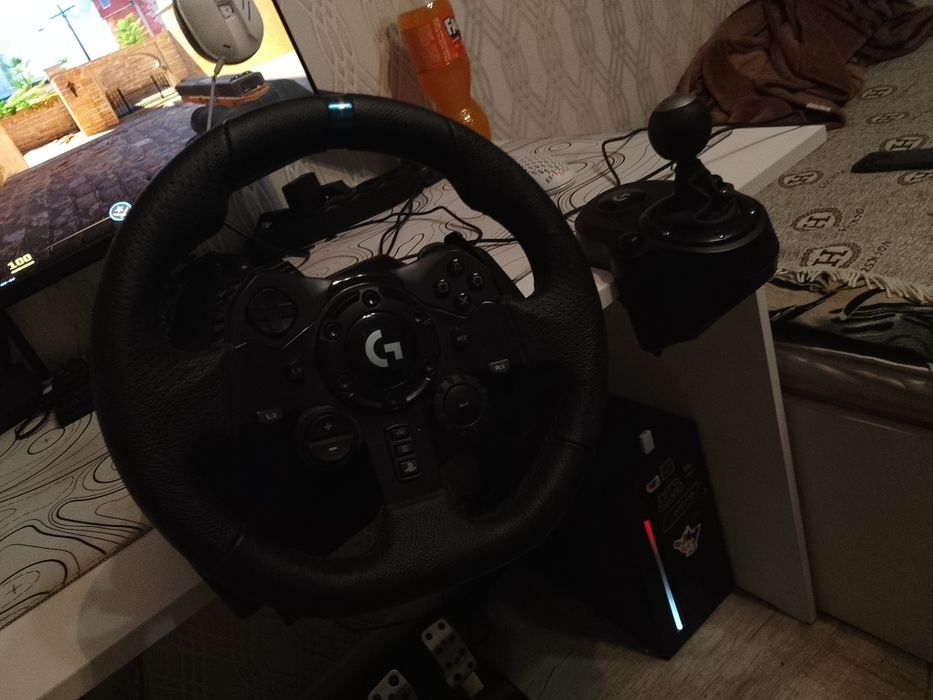 Logitech g923 + КПП (Shifter)