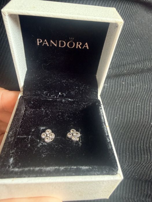 Серьги Pandora оригинал. Серебро 925 пробы