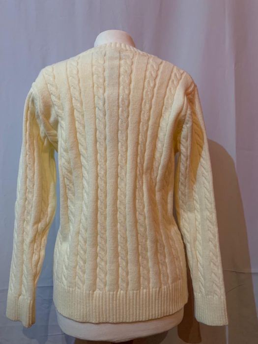 Pulover Ralph Lauren bumbac torsade crem