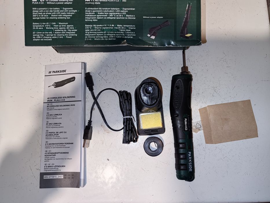 Поялник Parkside неработещ