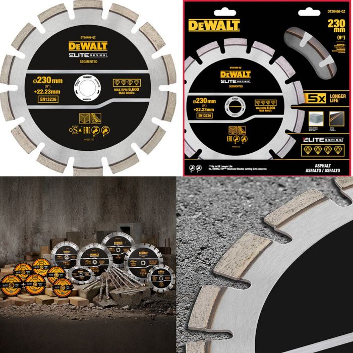 Диамантен диск за камък, бетон и тухли DeWALT DT20464, 350 x 25.4 мм