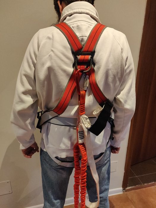 Ham alpinism utilitar WÜRTH + lonjă de asigurare – stare foarte bună