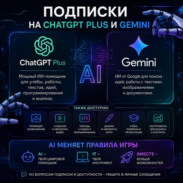 Продажа подписок Gemini