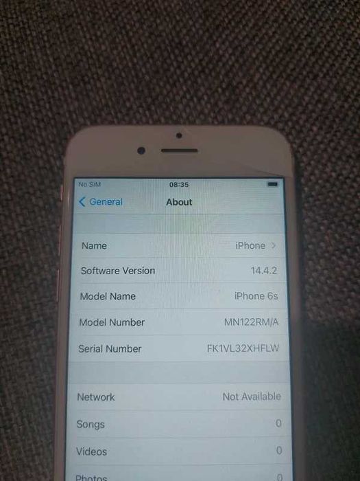 Iphone 6s roz, baterie noua