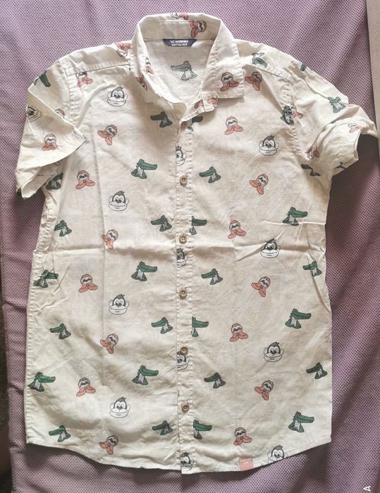 Ризи рипс, дънкова, с къс ръкав 10-11 години