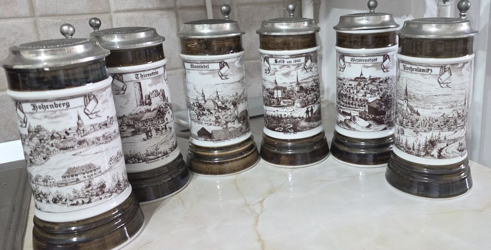 Vând  set de halbe vintage