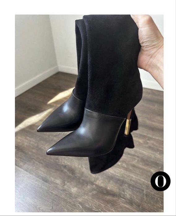 Сапоги ботфорты balmain