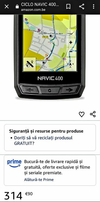 Ciclocomputer*CICLO NAVIC 400*Gps*New*Vitezometru bicicleta*(garmin ..
