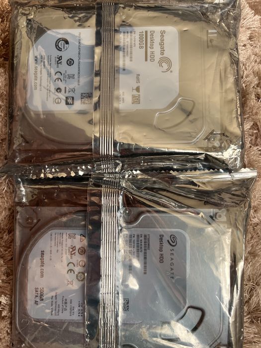 HDD Seagate Desktop – 1TB & 500GB – Noi, sigilate