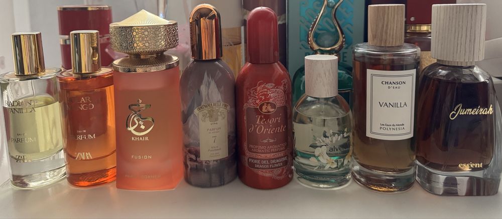 Парфюми от лична колекция( арабски, дизайнерски, zara)