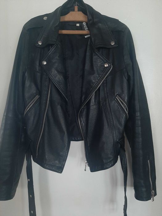 Късо яке Естествена кожа