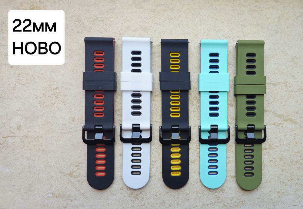 Силиконови каишки 22 мм и 20 мм за Huawei i Samsung смарт часовници