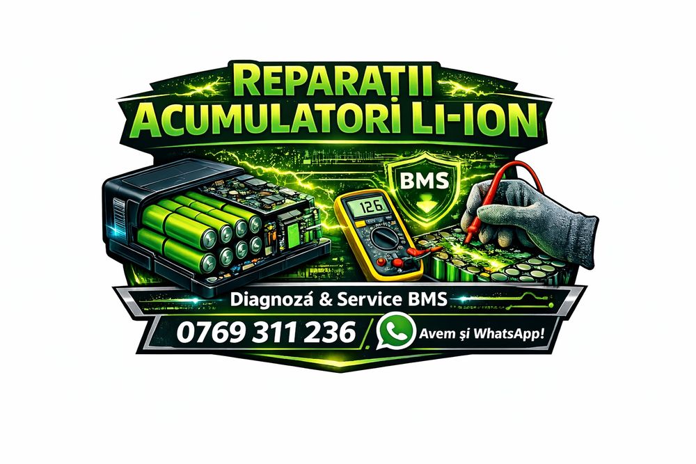 Reparații acumulatorii (baterii)bormașini  etc