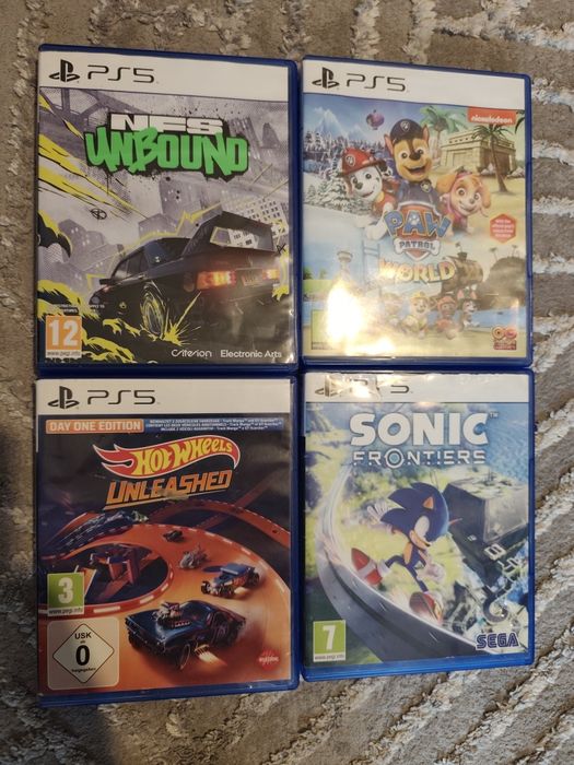 Ps5 игри pest patrol sonic hot wheels nfs unbound