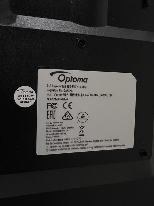Проектора Epson EB-E350, Optoma DAXSHS