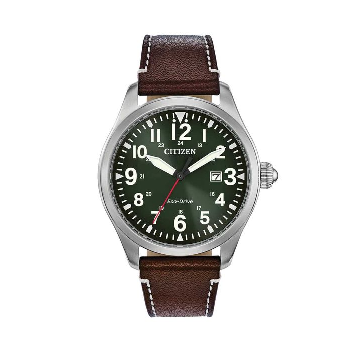 Citizen Garrison Military Eco-Drive Green Dial BM6838-09X