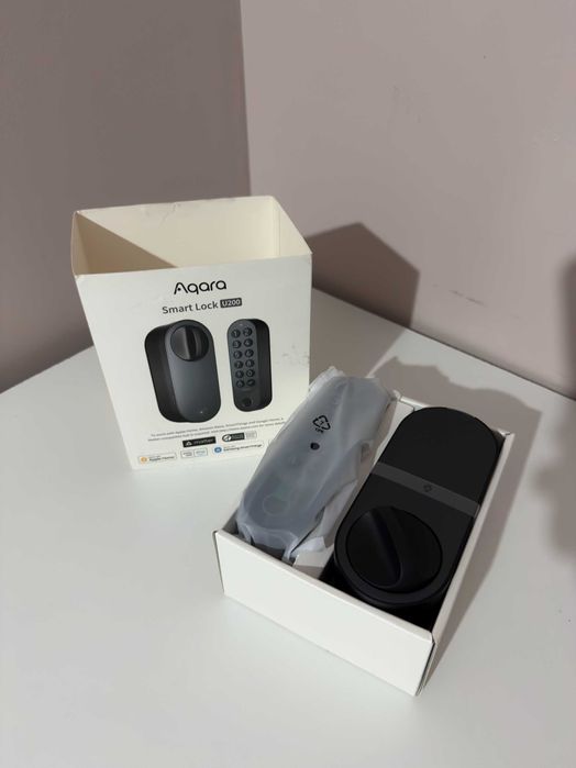 Încuietoare inteligentă Aqara Smart Lock U200, Neagră și Keypad