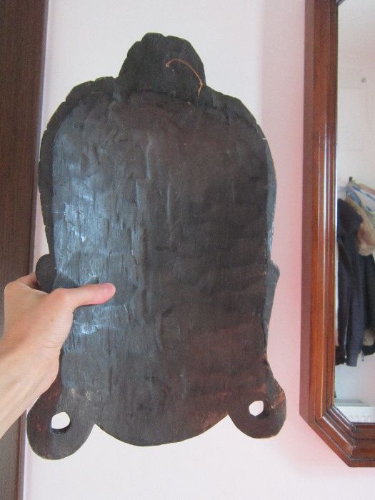 cadou rar feng shui Buddha Young Zen sculptura lemn mare