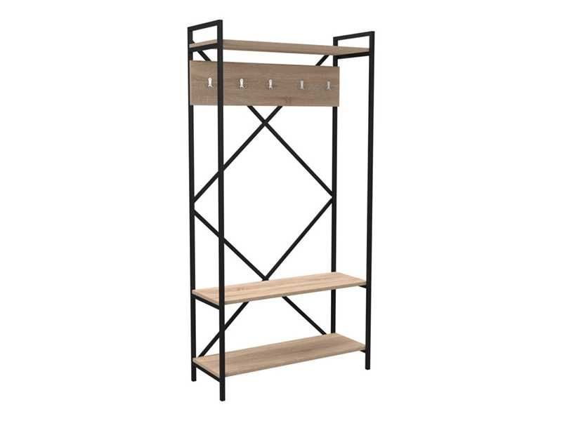 Етажерка, HM18188, Сонома, Пдч, 90х34х180см.